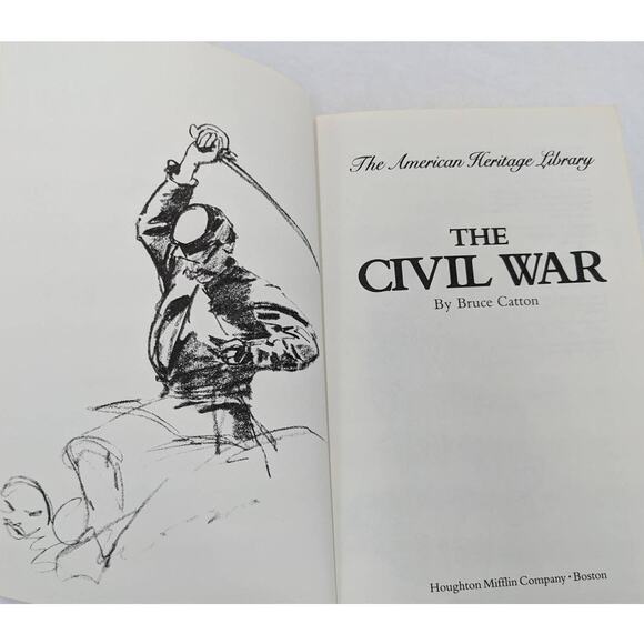 The Civil War The American Heritage Library By Bruce Catton Paperback 1960 - Picture 2 of 11